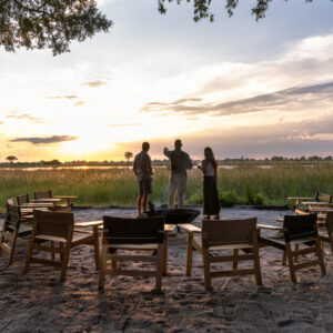 Maxa Camp — Maxa Lagoon at the source of the Selinda Spillway, north-eastern Okavango Delta
