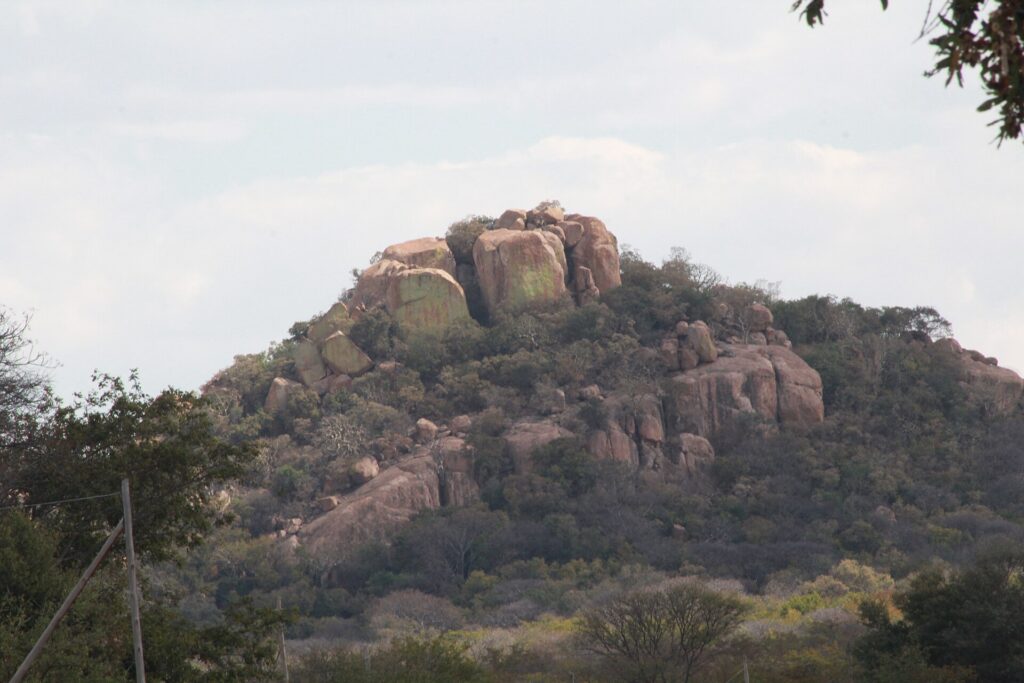 Domboshaba hill in eastern Botswana