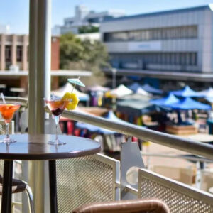Cresta President — The Main Mall in central Gaborone, near the government enclave
