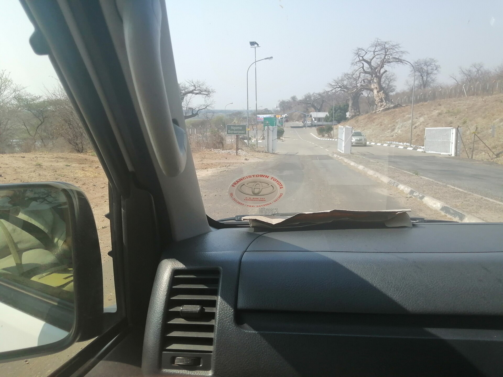 Ngoma Crossing: Documents and Timing for Travellers