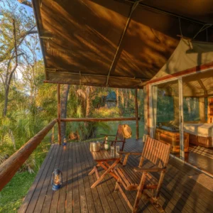 An en-suite Meru tent at Xaro Lodge