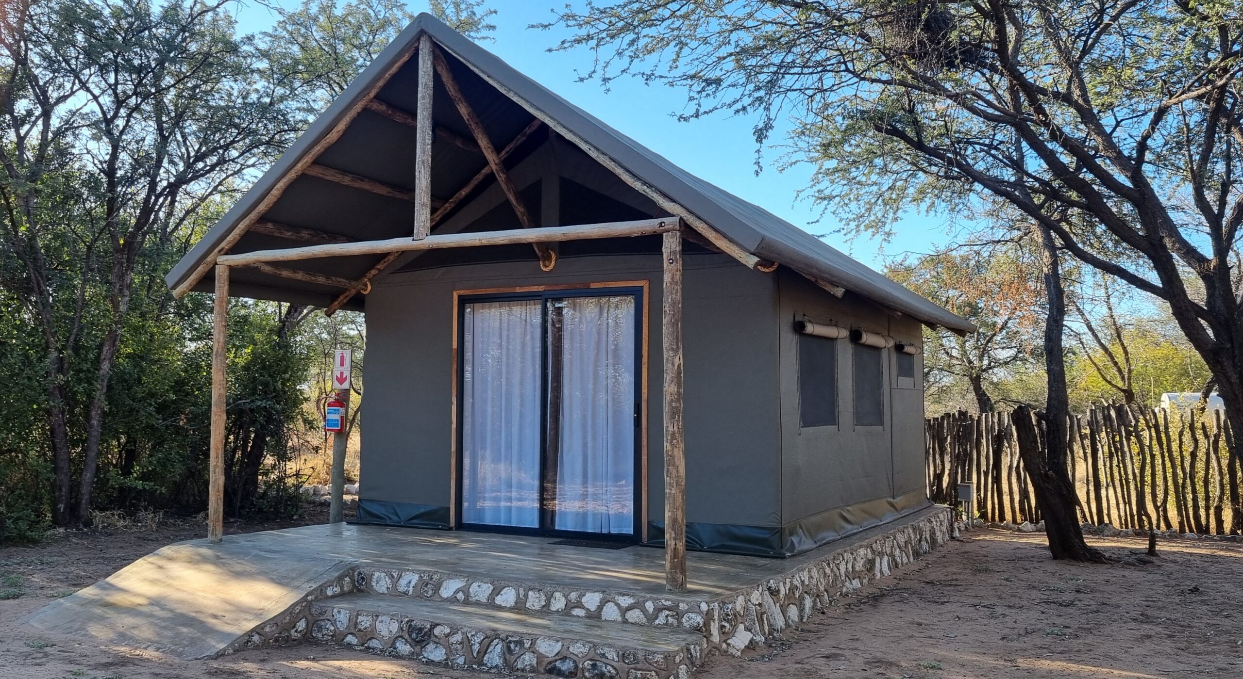 Kukama Bush Camp near Ghanzi, western Botswana