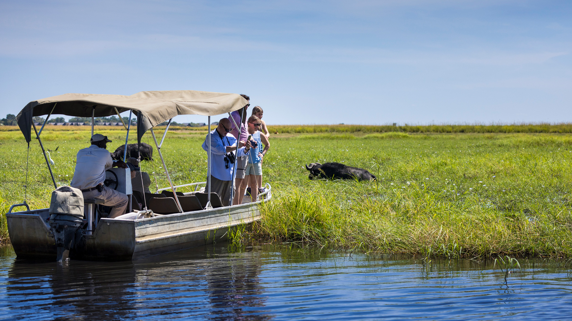 Boat cruise on the Chobe River from Ngoma Safari Lodge