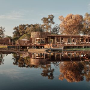 Baines' Lodge on a private concession in the Okavango Delta