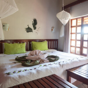 Water Lily Lodge on the bank of the Chobe River in Kasane