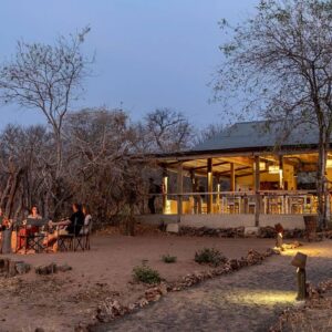 Chobe Elephant Camp above the Chobe River floodplains