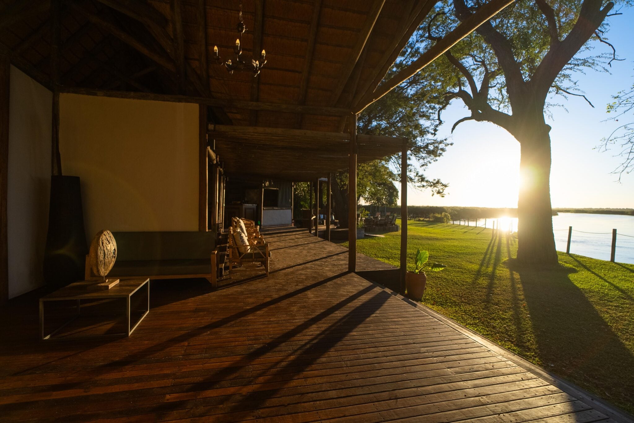 Shakawe River Lodge on the Okavango River, Botswana