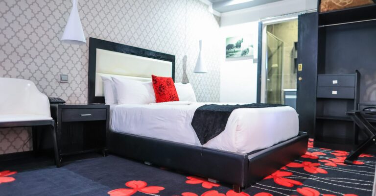 Guest room at City Square Lodge, Francistown