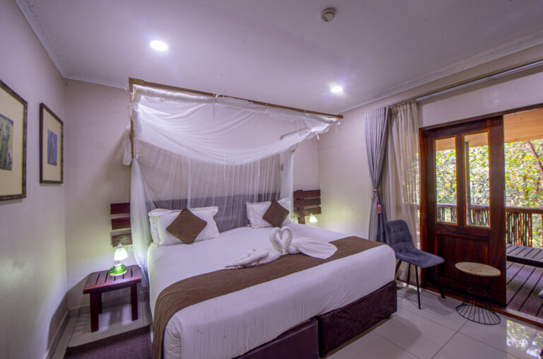 Room at Kwalape Safari Lodge, Kasane, Botswana