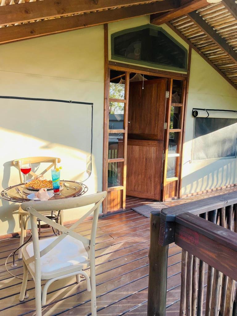 Nako Okavango Guesthouse room entrance, Maun, Botswana