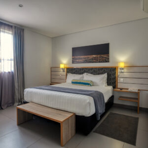 Guest bedroom at Travelodge Gaborone